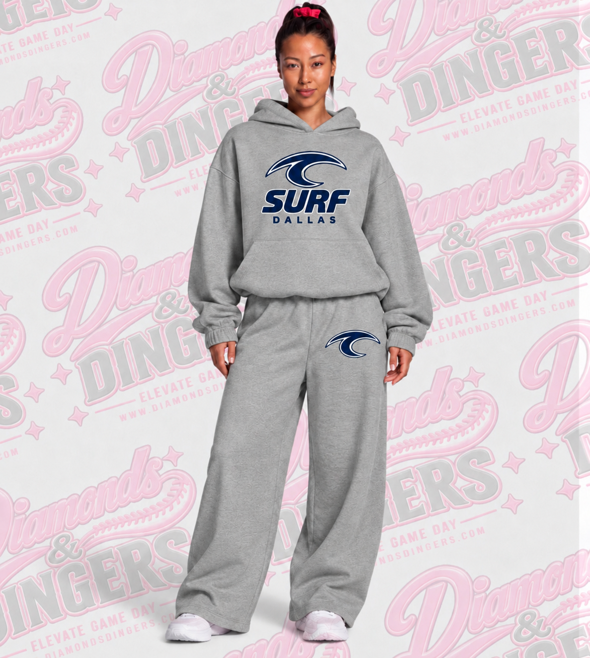 Surf Dallas Grey Sweat set PREORDER CLOSES OCTOBER 16