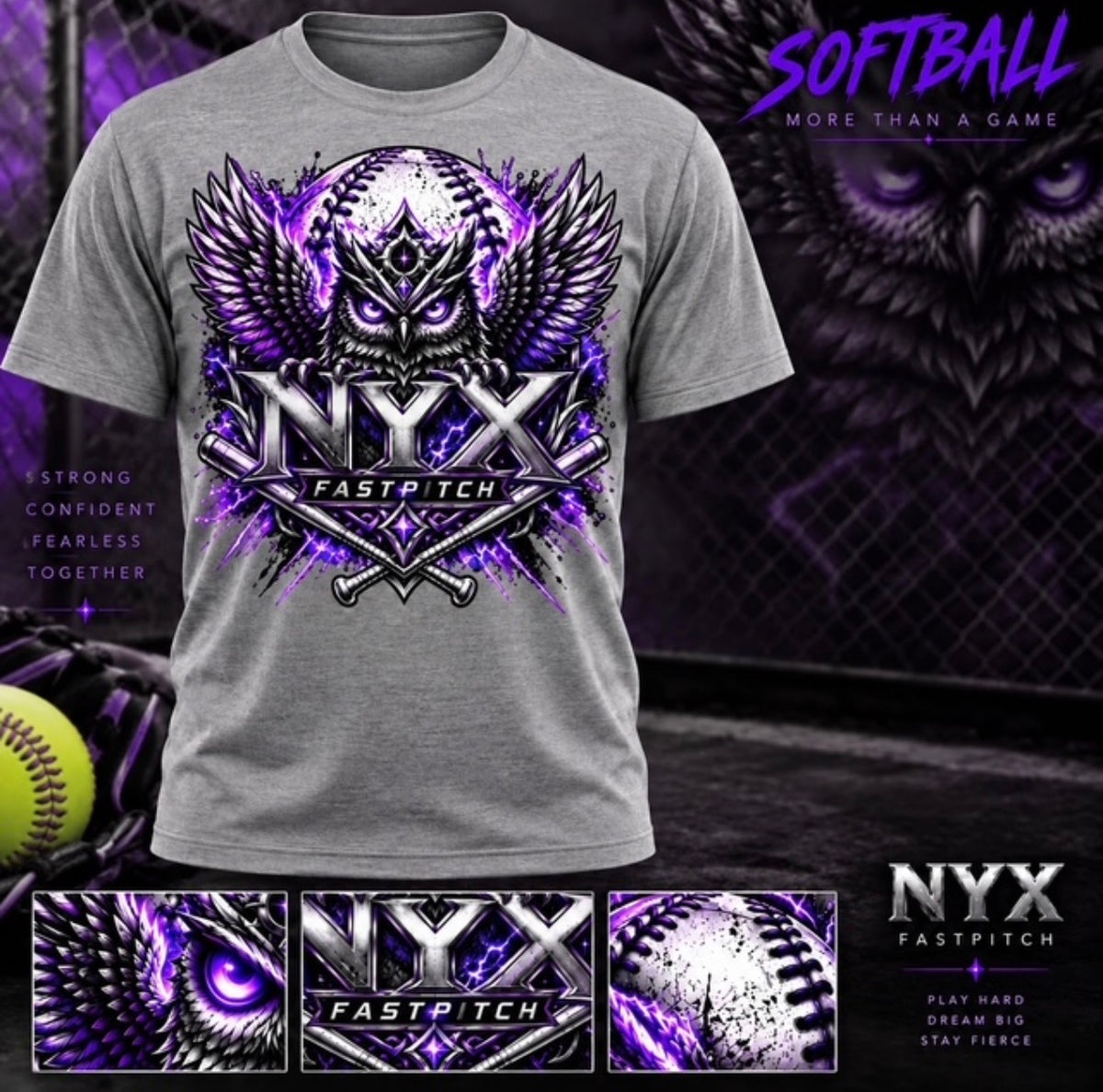 NYX Fastpitch Short Sleeve Tee