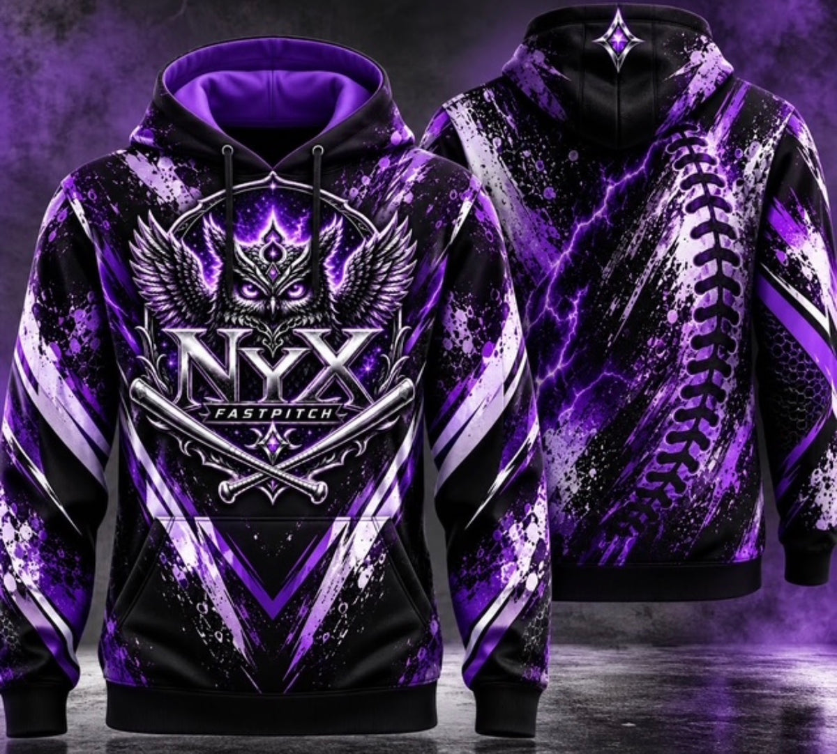 NYX Fastpitch Full Sublimated Hoodie