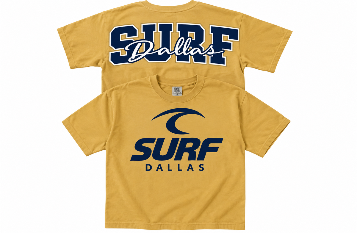 Surf Dallas Old Gold Tee