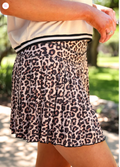 Safari Chic Pleated Tennis Skort