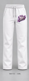 Unisex NYX Fastpitch Classic Straight-Leg Sweatpant White  PREORDER CLOSES OCTOBER 23