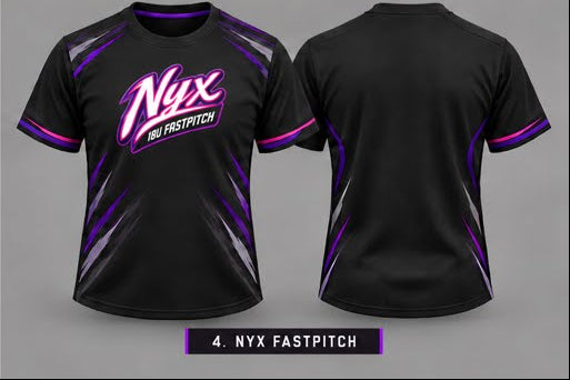 NYX Fastpitch Performance Tees NYX Fastpitch PREORDER CLOSES OCTOBER 23