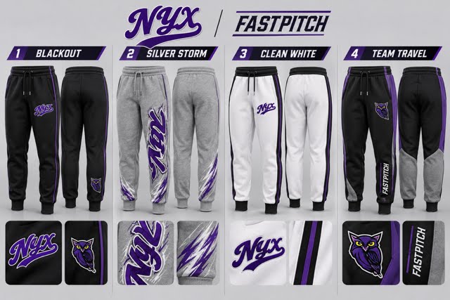 Unisex NYX Fastpitch Premium Jogger Collection PREORDER CLOSES OCTOBER 23