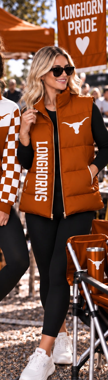 Longhorn  Game Day Puffer Vest