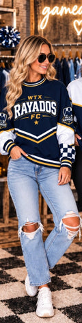 Rayados FC Game Day Crewneck Gold and Navy